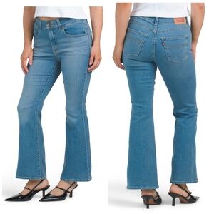 🔹️Levis 🔹️726 Medium Indigo Western Flare Camp  Denim Jeans